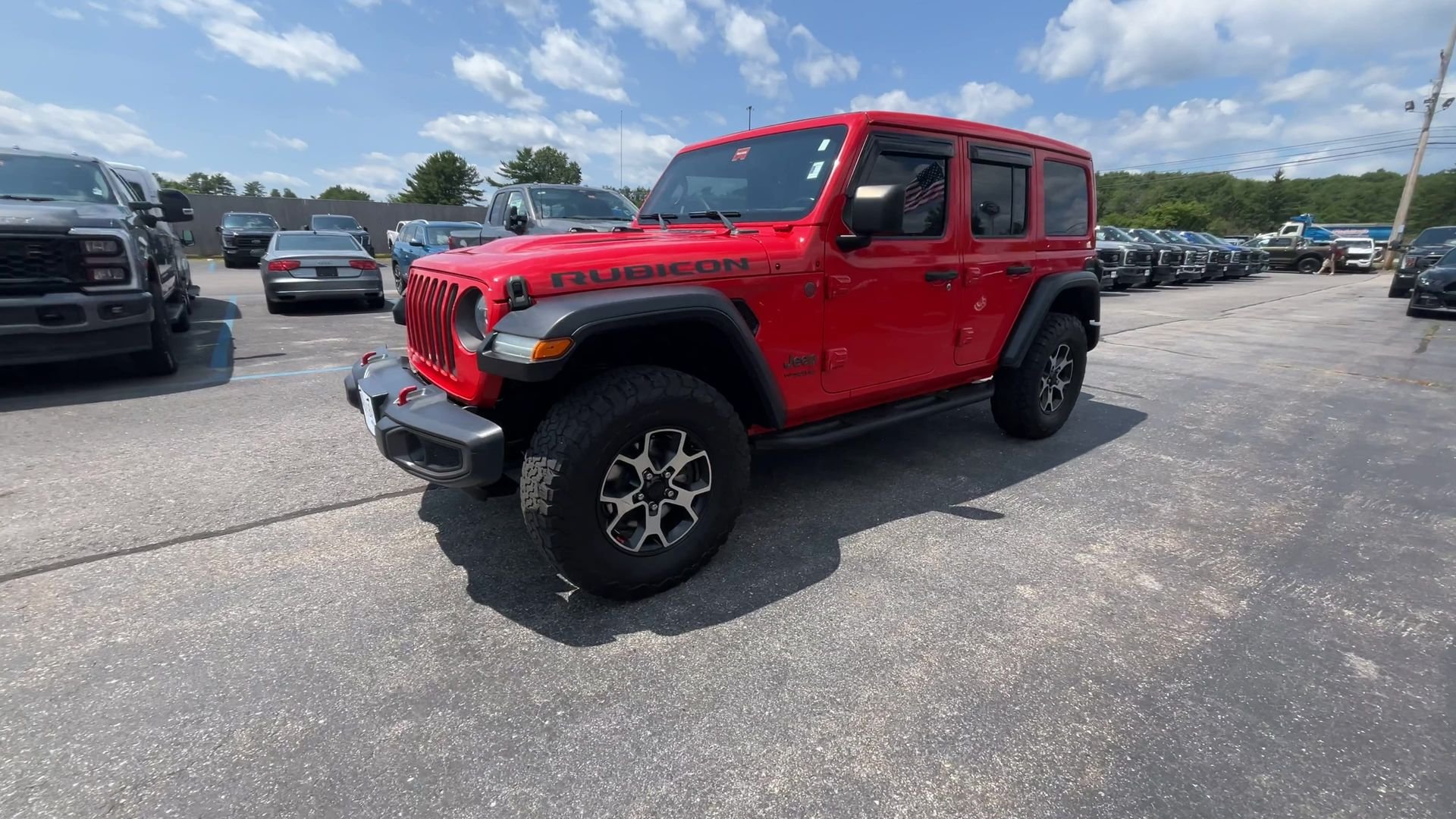 Certified Used 2021 Red Jeep Unlimited Rubicon image 15