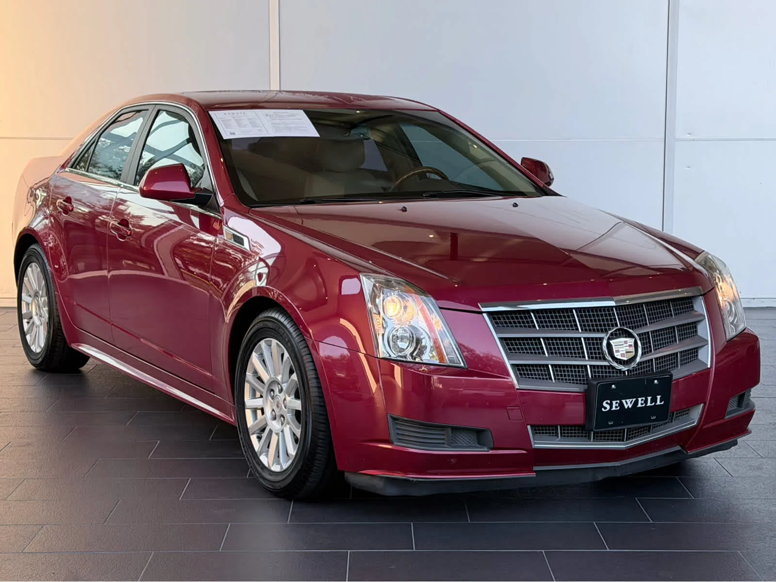 Used 2011 CRYSTAL RED TINTCOAT Cadillac Luxury image 3