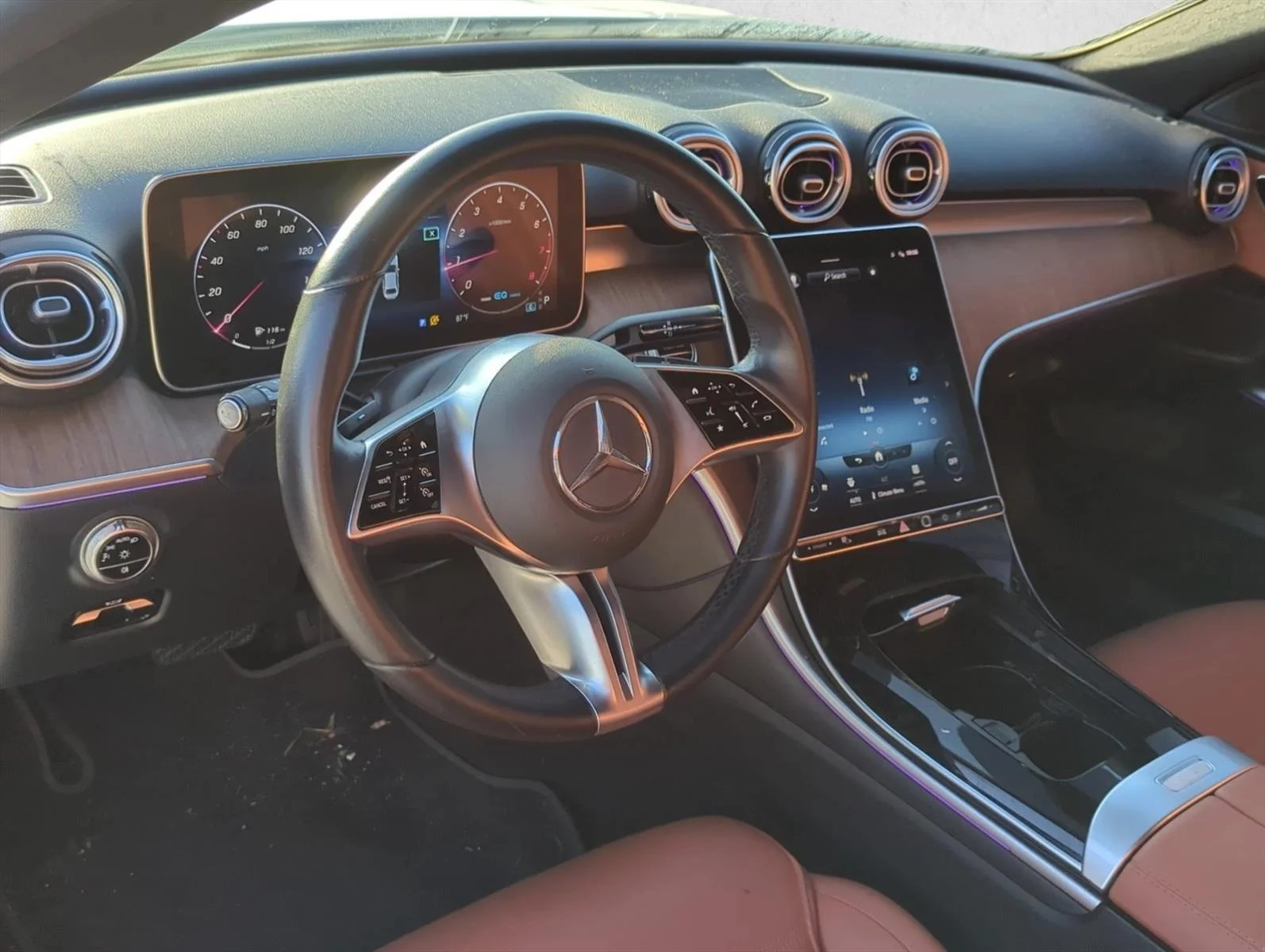 Used 2022 Polar White Mercedes-Benz C 300 image 9