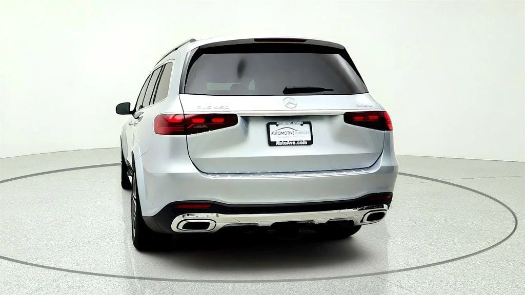 Used 2025 Cirrus Silver Metallic Mercedes-Benz GLS 450 4MATIC SUV w/ AMG® Line, Trailer Hitch & 5-Zone Climate image 6