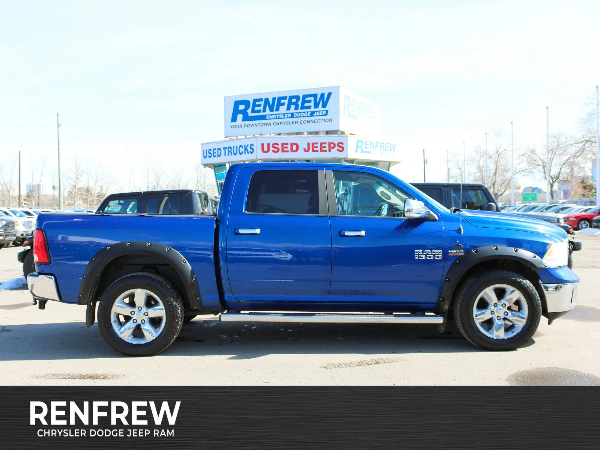 Used 2014 Light blue RAM Big Horn * Mechanic Special | HEMI V8 | Heated Seats | Bedliner | Backup Camera image 1