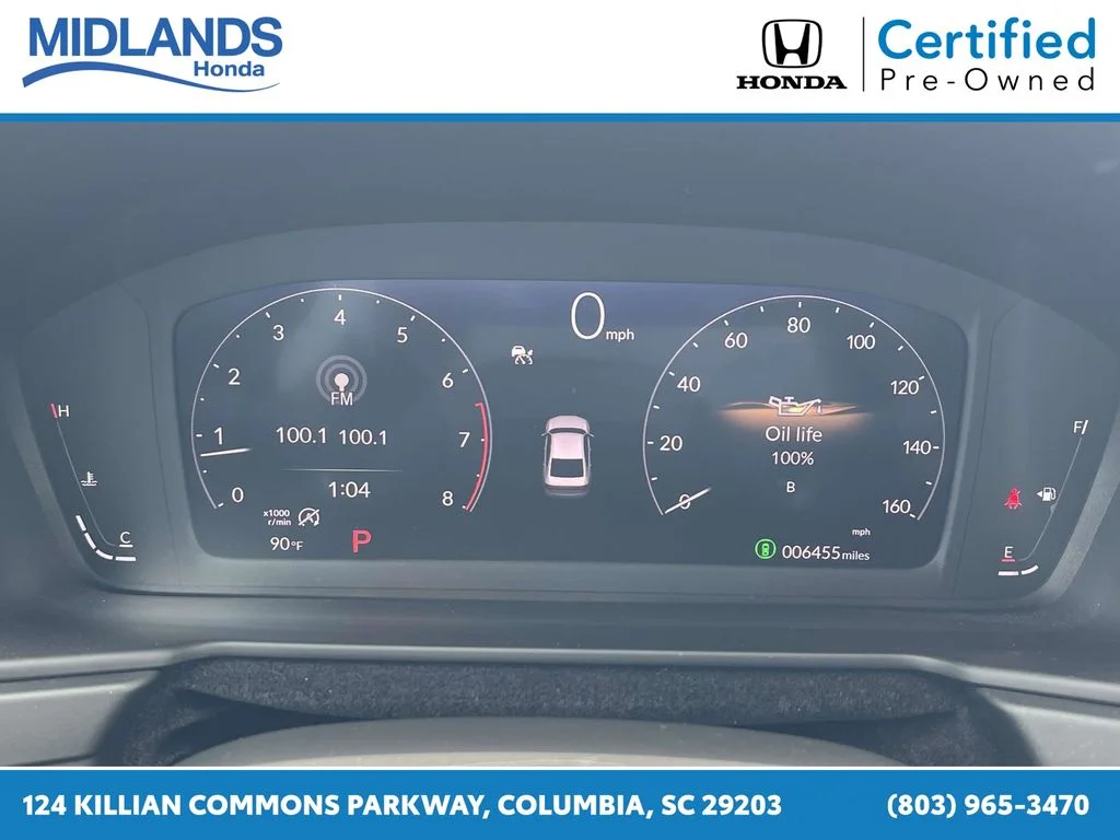 Certified Used 2025 Platinum White Pearl Honda 1.5T SE image 18