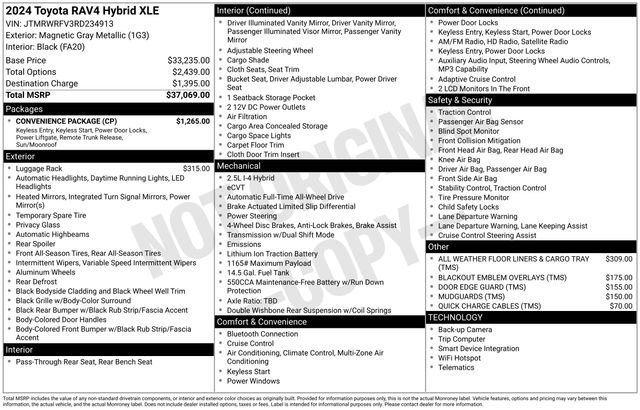 Certified Used 2024 Gray Toyota XLE image 7