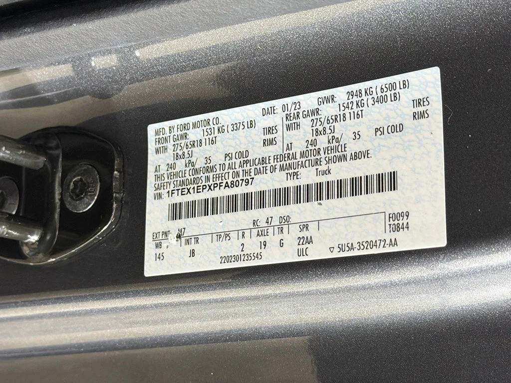 Used 2023 Carbonized Gray Metallic Ford XL image 34