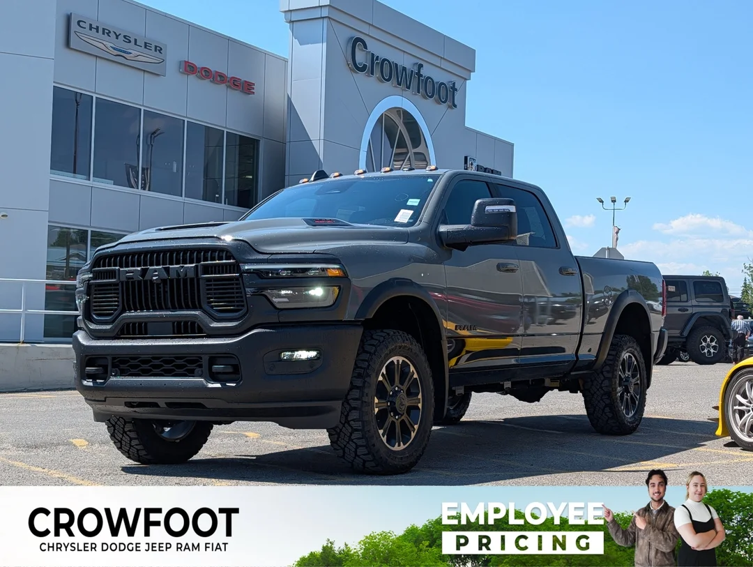 New 2026 Grey RAM Rebel - - 4x4 - 6.4L HEMI V8 - Rebel Level 1 Equip Grp - 5th Wheel/Gooseneck Prep & More! image 1