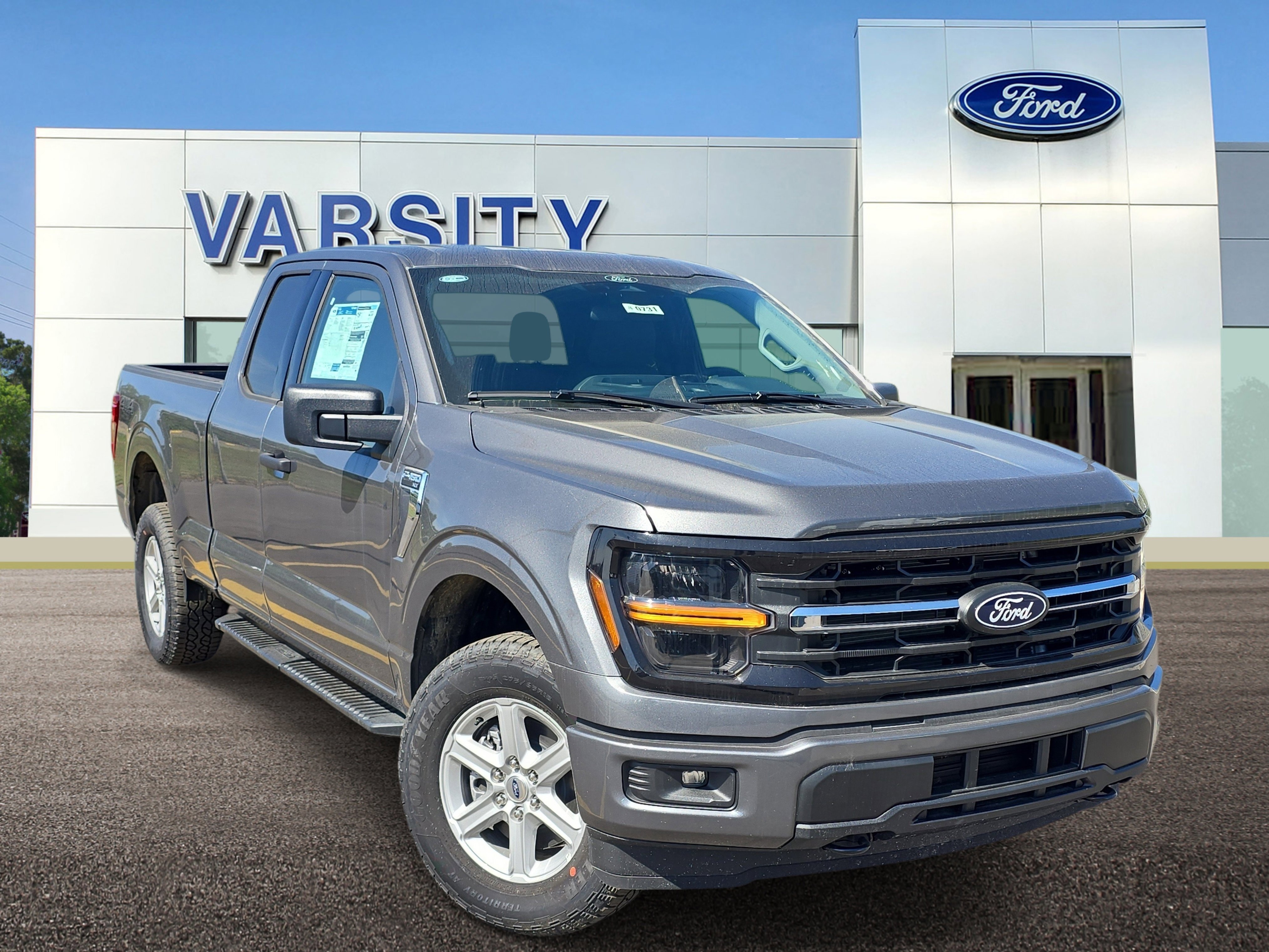 New 2026 Carbonized Gray Metallic Ford XLT image 1