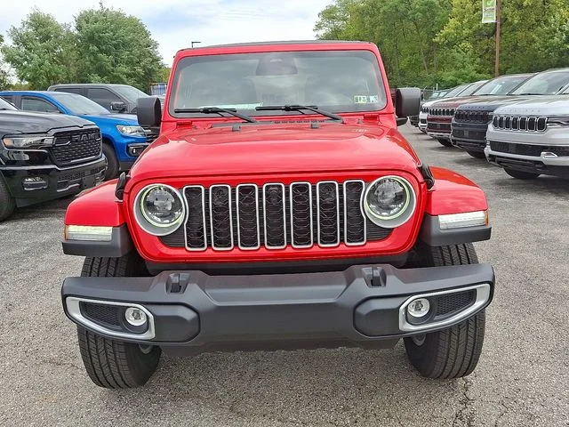 New 2025 Red Jeep Sahara image 2