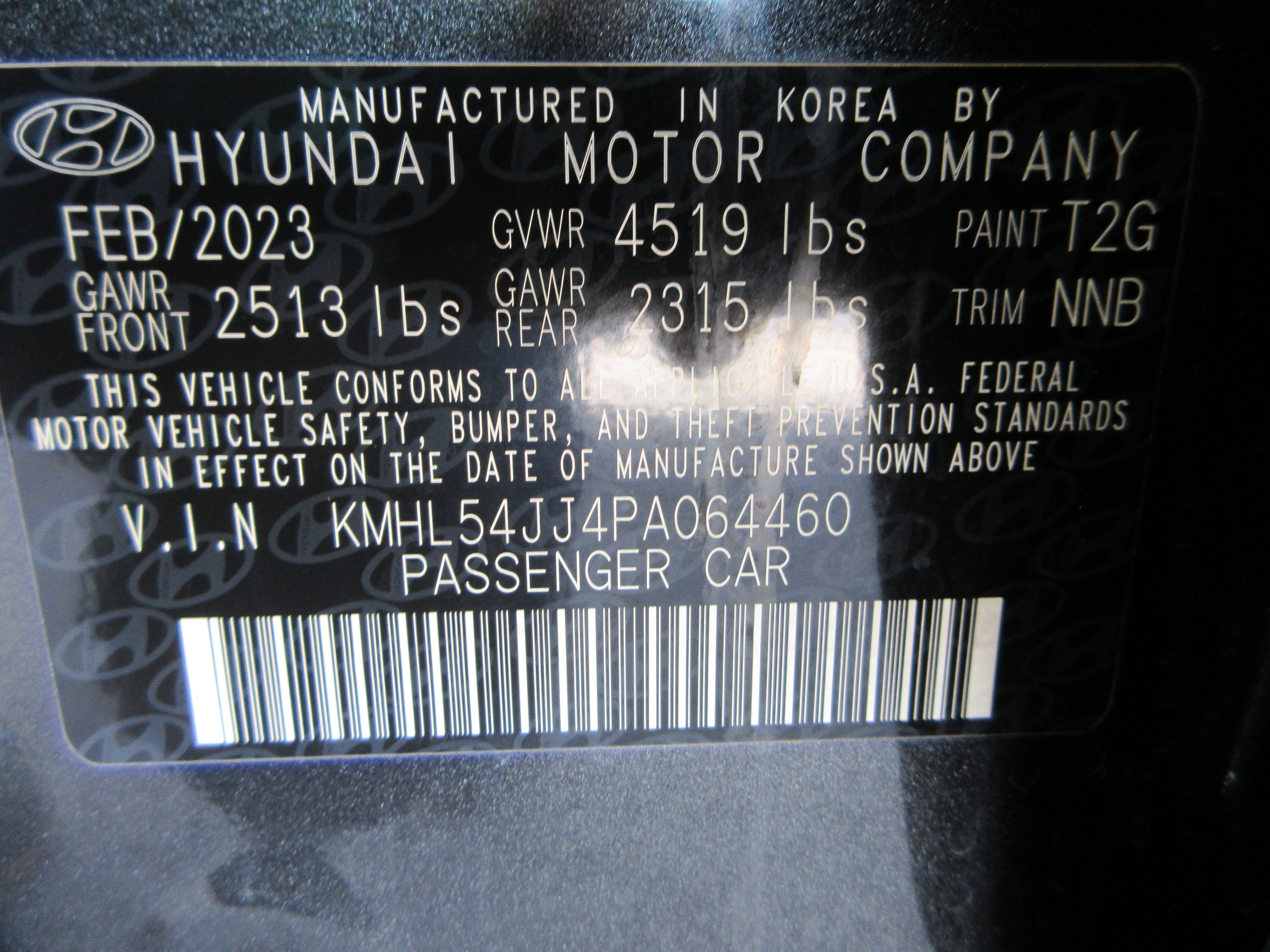 Used 2023 Portofino Gray Hyundai Limited image 58