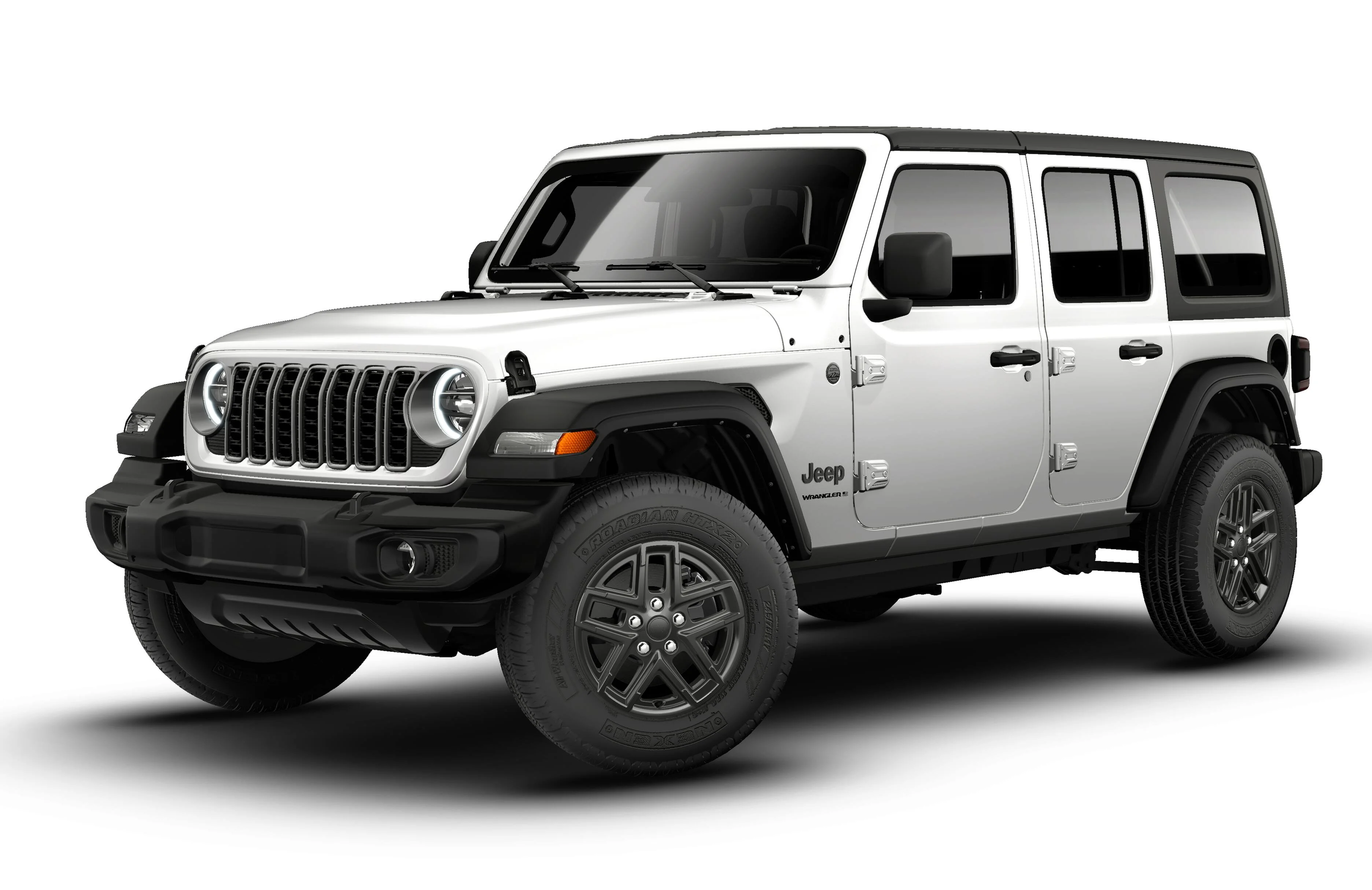 New 2026 Bright White Clear-Coat Exterior Paint Jeep Sport S image 13