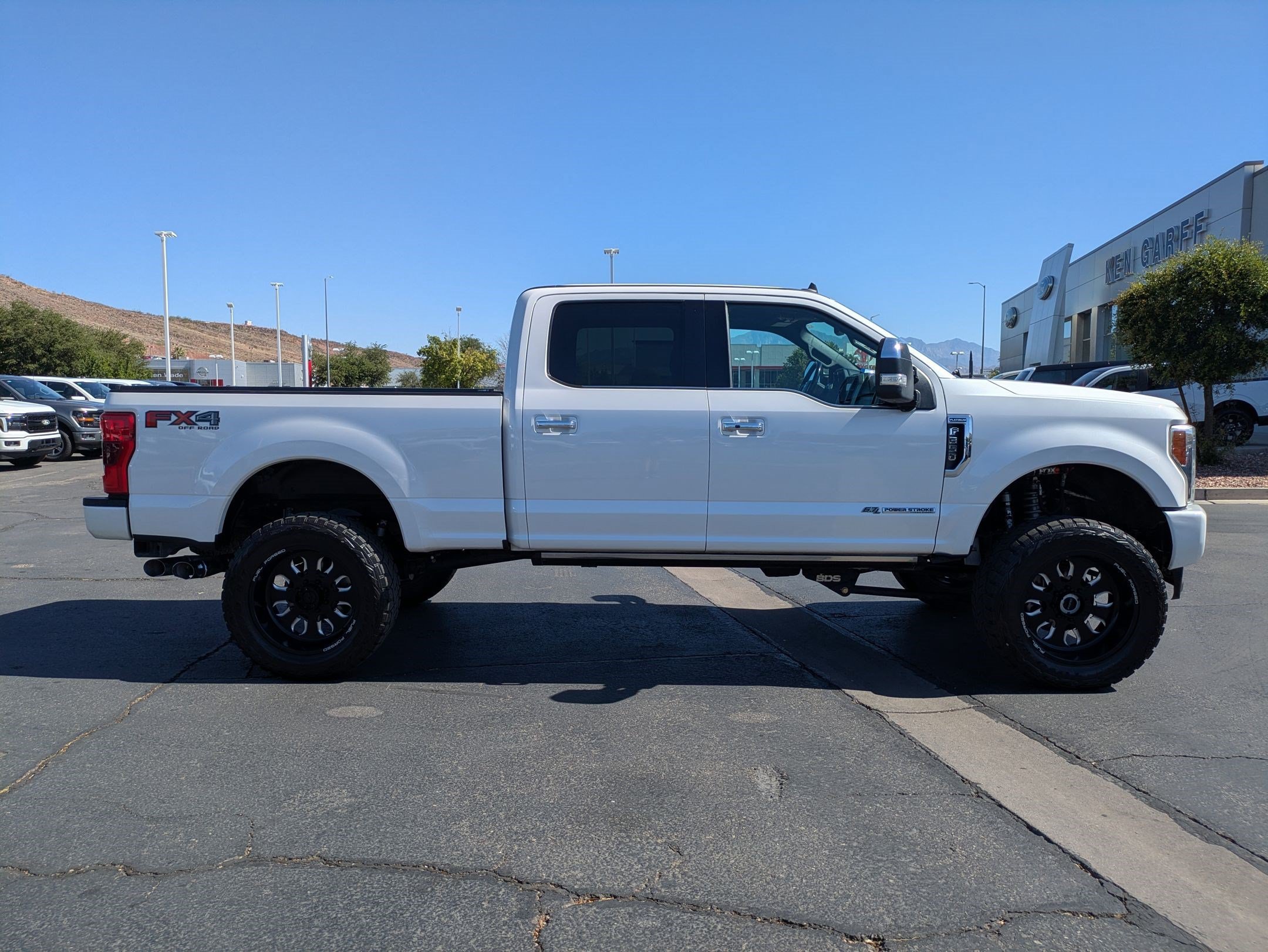 Used 2019 White Platinum Clearcoat Metallic Ford Platinum image 2