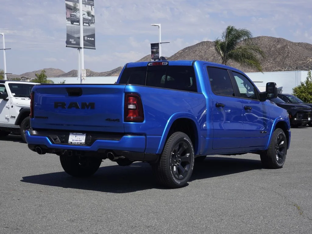 New 2026 Hydro Blue Pearl-Coat Exterior Paint RAM Big Horn/Lone Star image 4