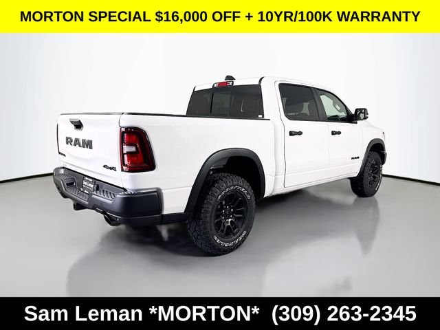 New 2026 Bright White Clear-Coat Exterior Paint Ram Rebel image 7