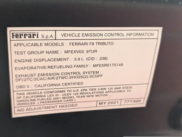Used 2021 Red Ferrari Base image 39