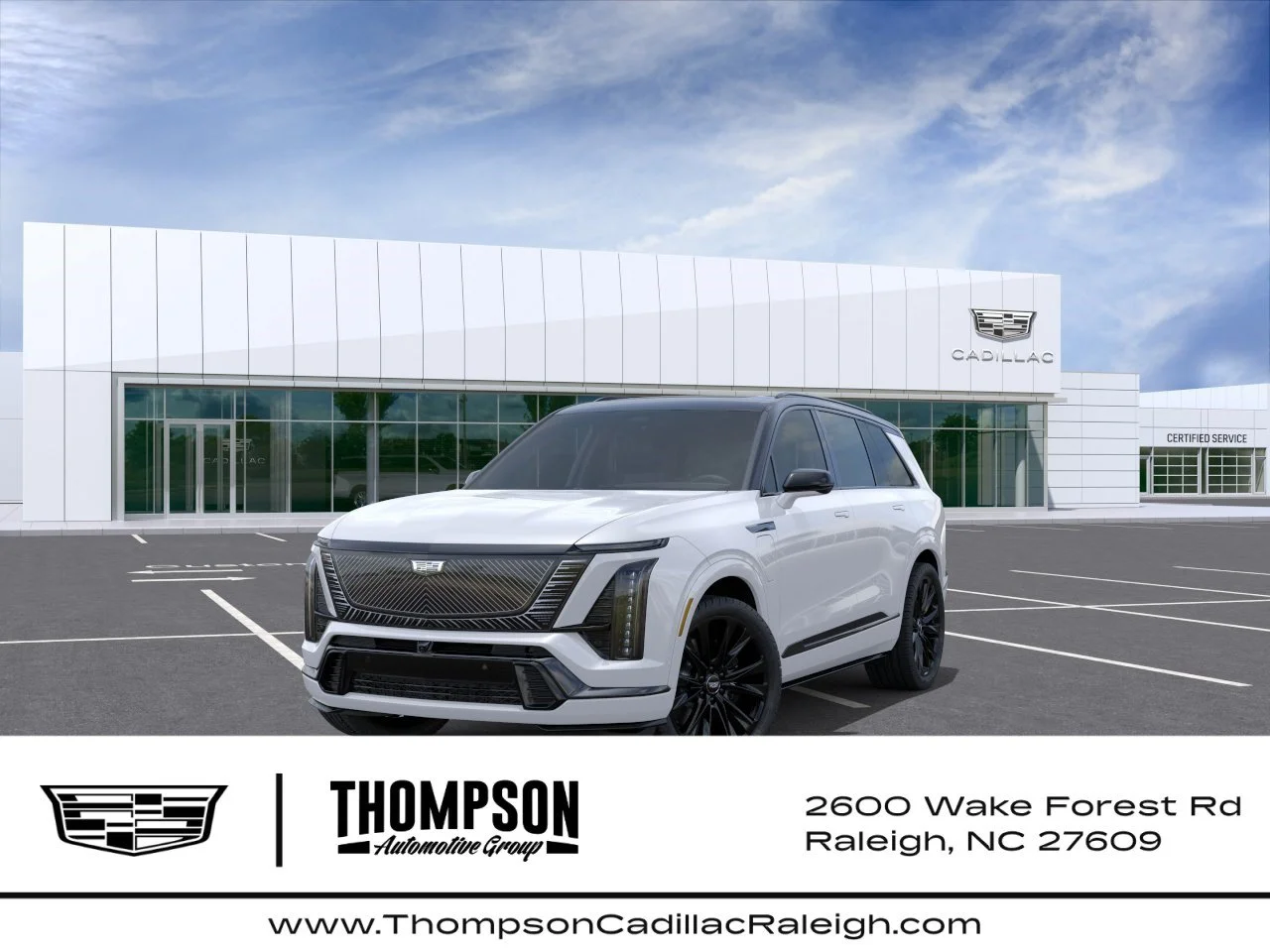 New 2027 Vibrant White Tricoat Cadillac Platinum image 8