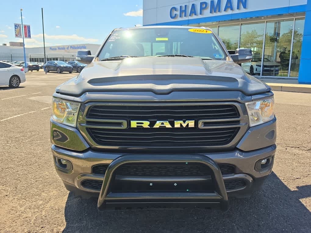 Used 2021 Granite Crystal Metallic Clearcoat Ram Big Horn image 2