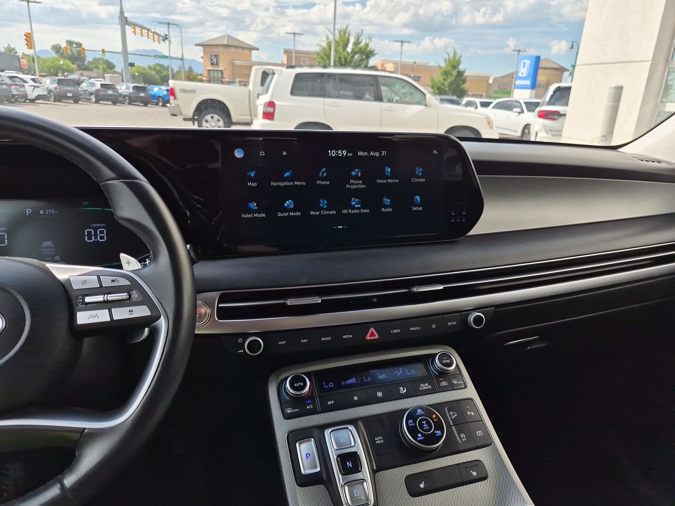 Used 2024 Abyss Black Pearl Hyundai SEL 7P image 26