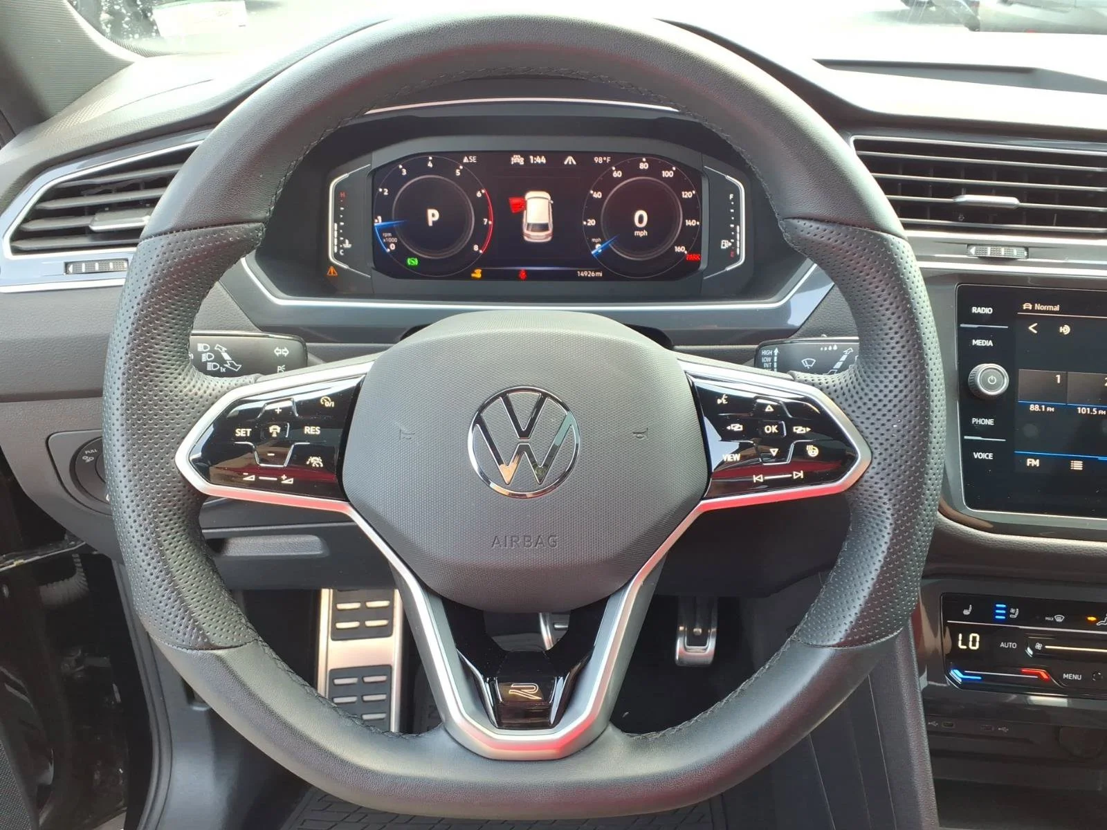 Used 2024 Deep Black Pearl Volkswagen SEL R-Line image 21