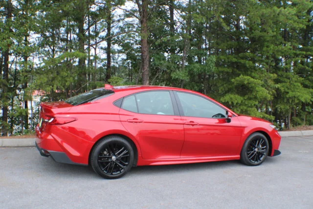 Used 2025 Supersonic Red Toyota SE image 2