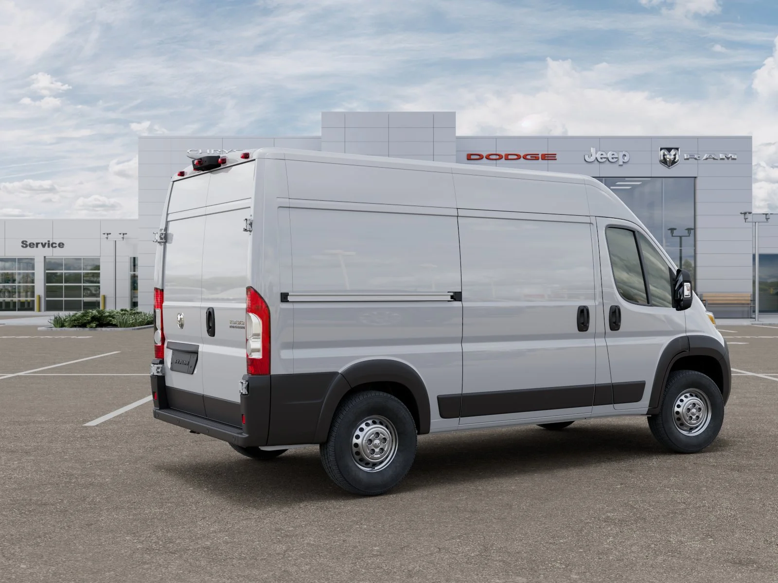 New 2026 Bright White Clear-Coat Exterior Paint RAM Tradesman image 42