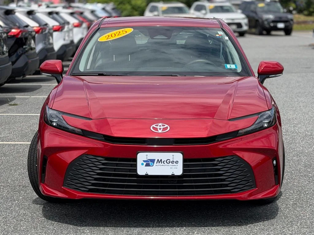 Certified Used 2025 Red Toyota LE image 2