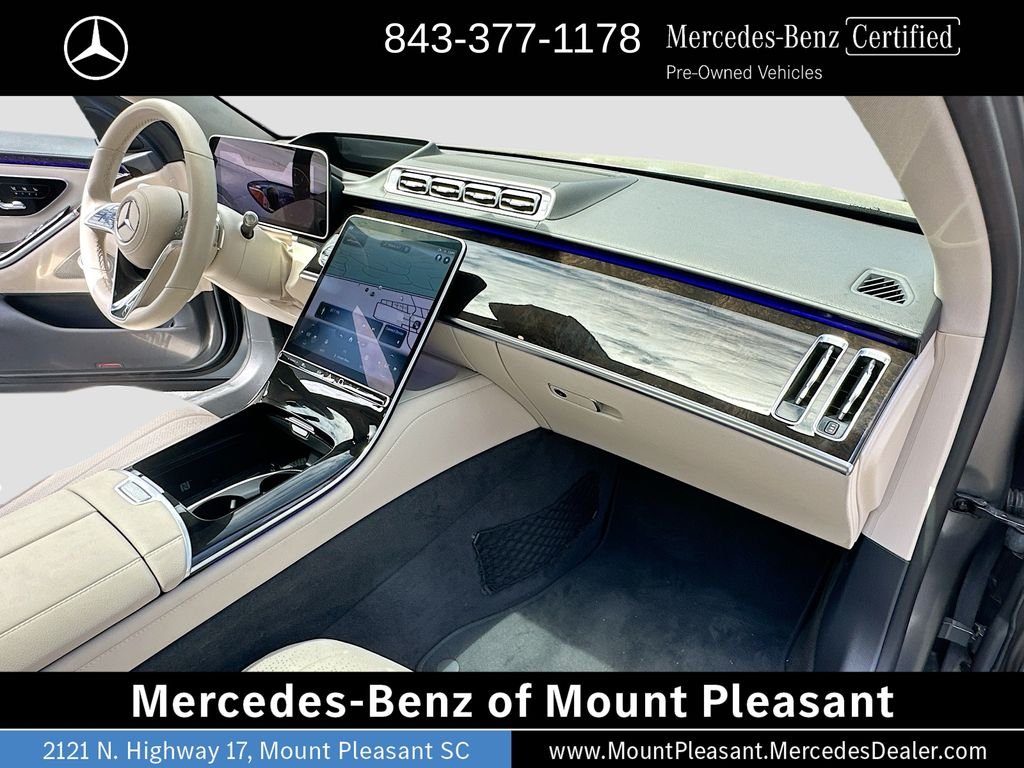 Certified Used 2022 MANUFAKTUR Selenite Gray Magno Mercedes-Benz S 580 image 31