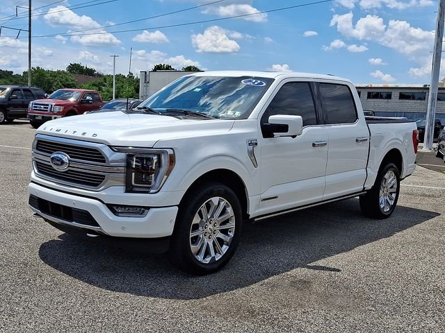 Used 2023 White Metallic Ford Limited image 3