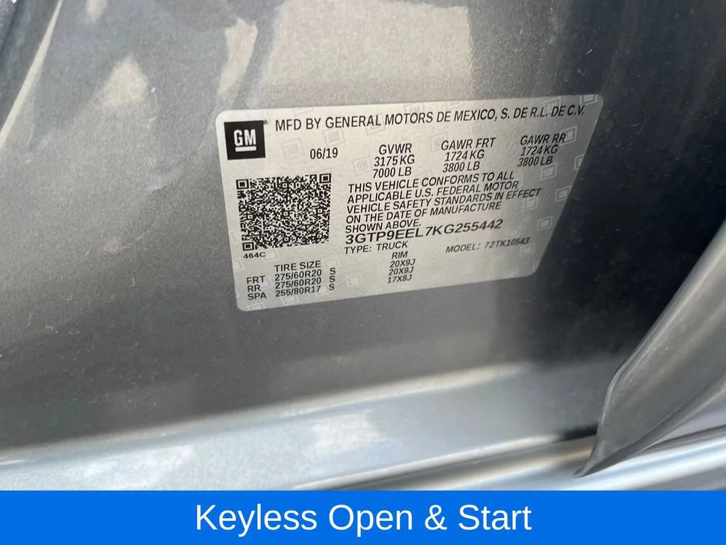 Used 2019 SATIN STEEL METALLIC GMC AT4 image 44