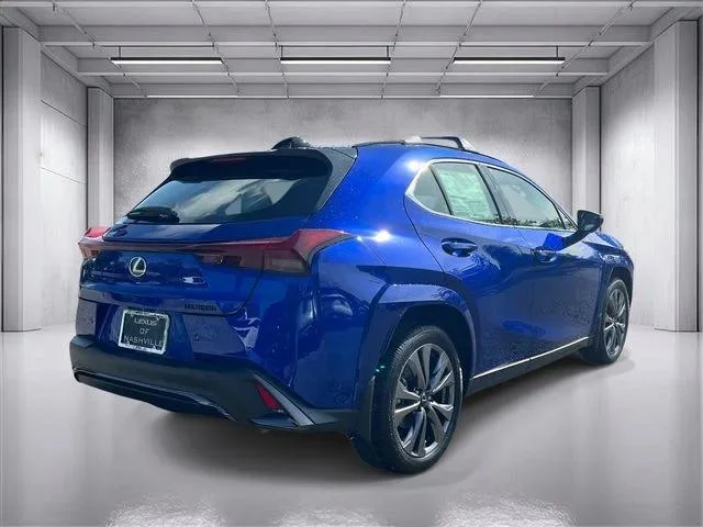 New 2026 Ultrasonic Blue Mica 2.0 with Obsidian roof Lexus F SPORT DESIGN image 10