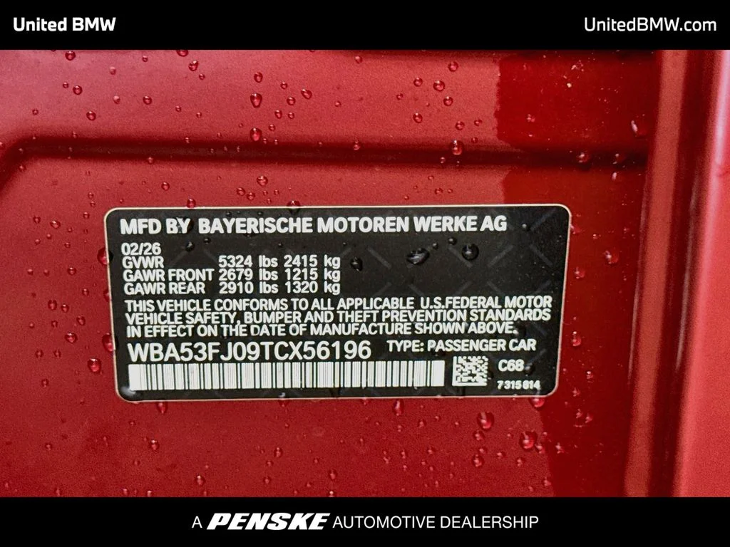 New 2026 Red Metallic BMW 530i xDrive image 15