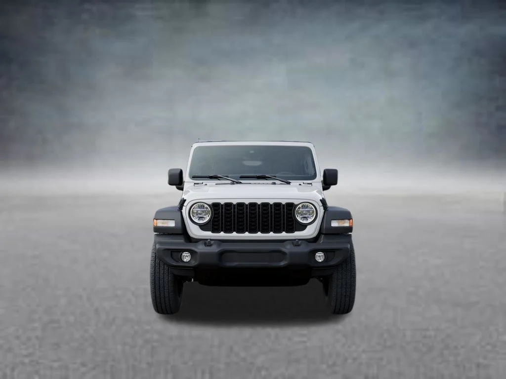 New 2026 Bright White Clear-Coat Exterior Paint Jeep Sport S image 6