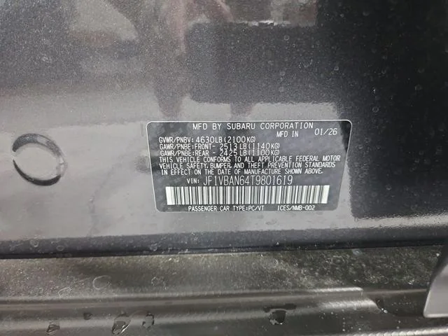 New 2026 MAGNETITE GRAY METALLIC Subaru Limited image 30