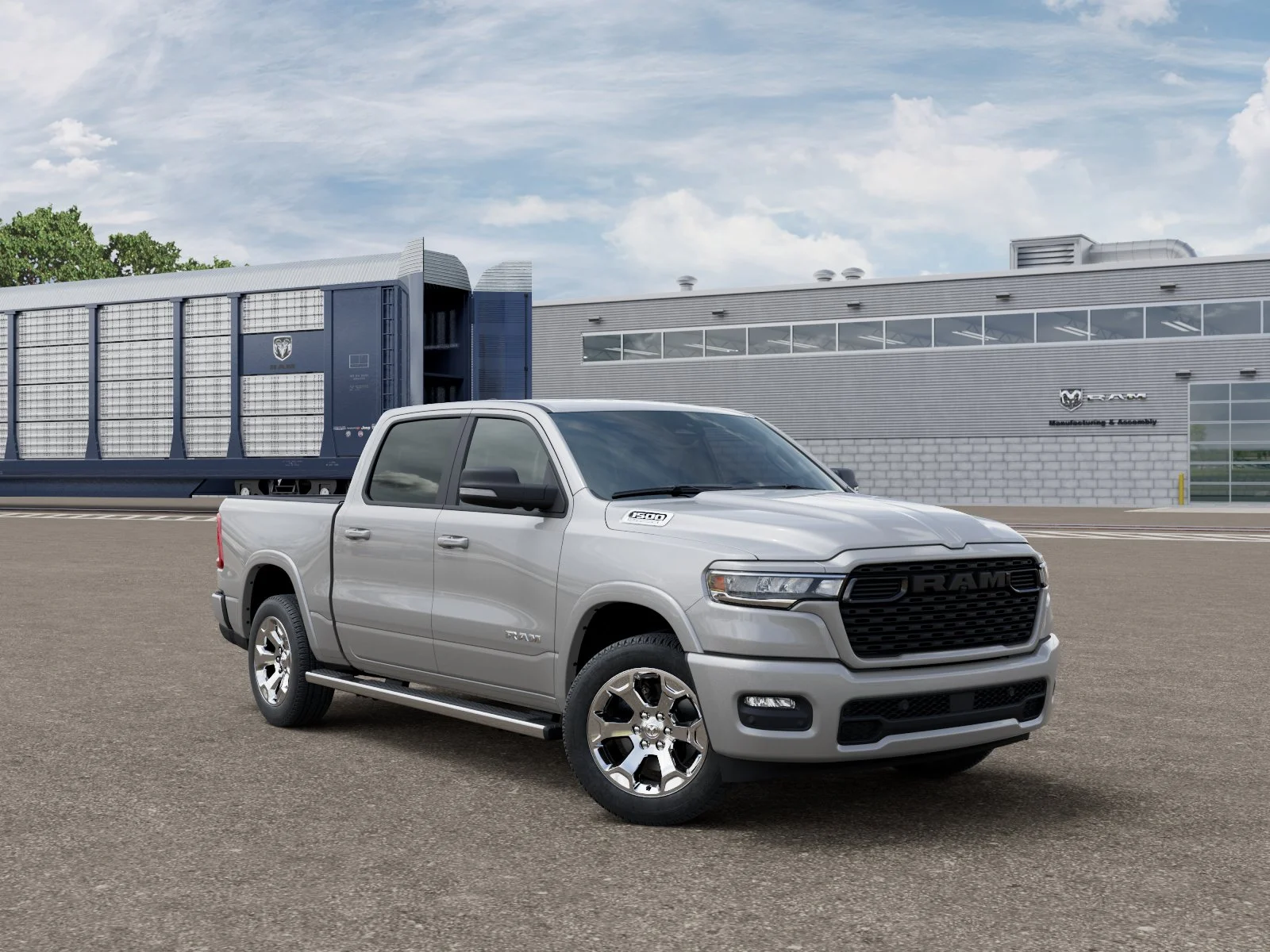 New 2026 Silver Zynith Exterior Paint RAM Big Horn/Lone Star image 3