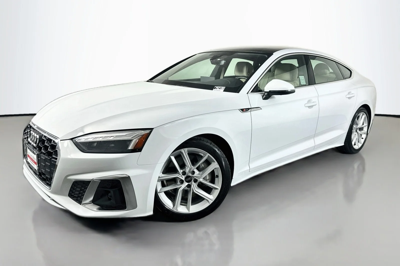 Used 2023 Glacier White Metallic Audi S line Premium Plus image 1