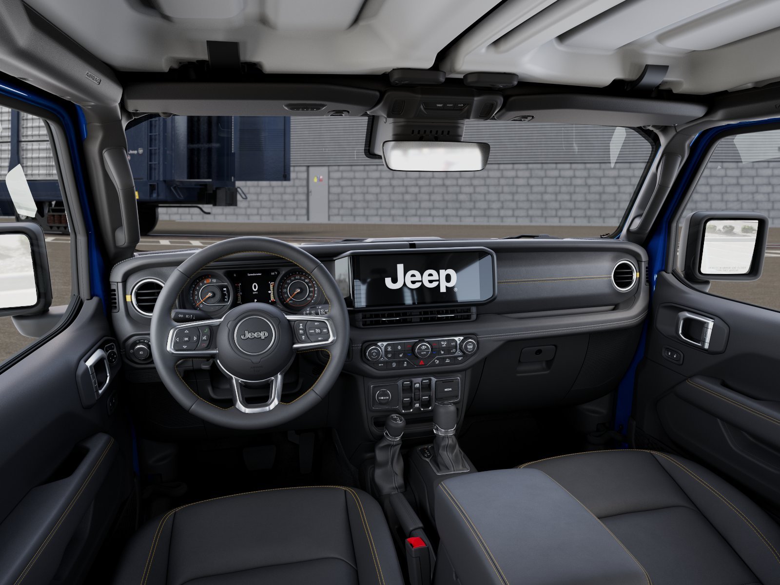 New 2026 Hydro Blue Pearl-Coat Exterior Paint Jeep Sahara image 8