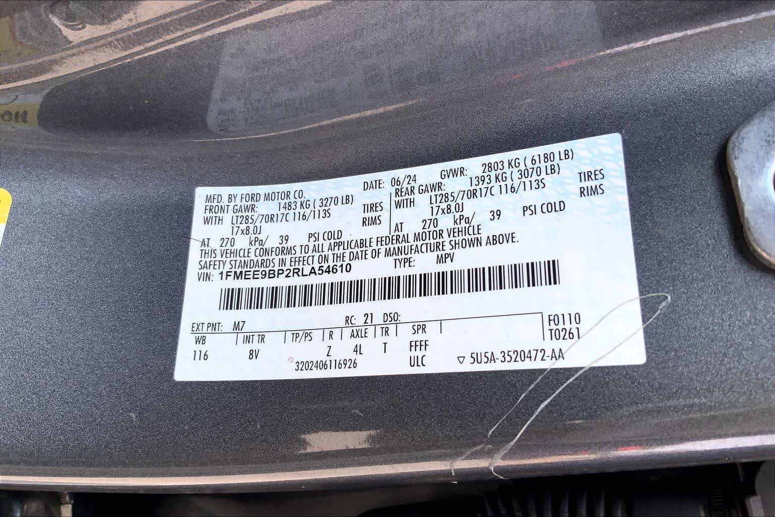 Used 2024 Carbonized Gray Metallic Ford Badlands image 30