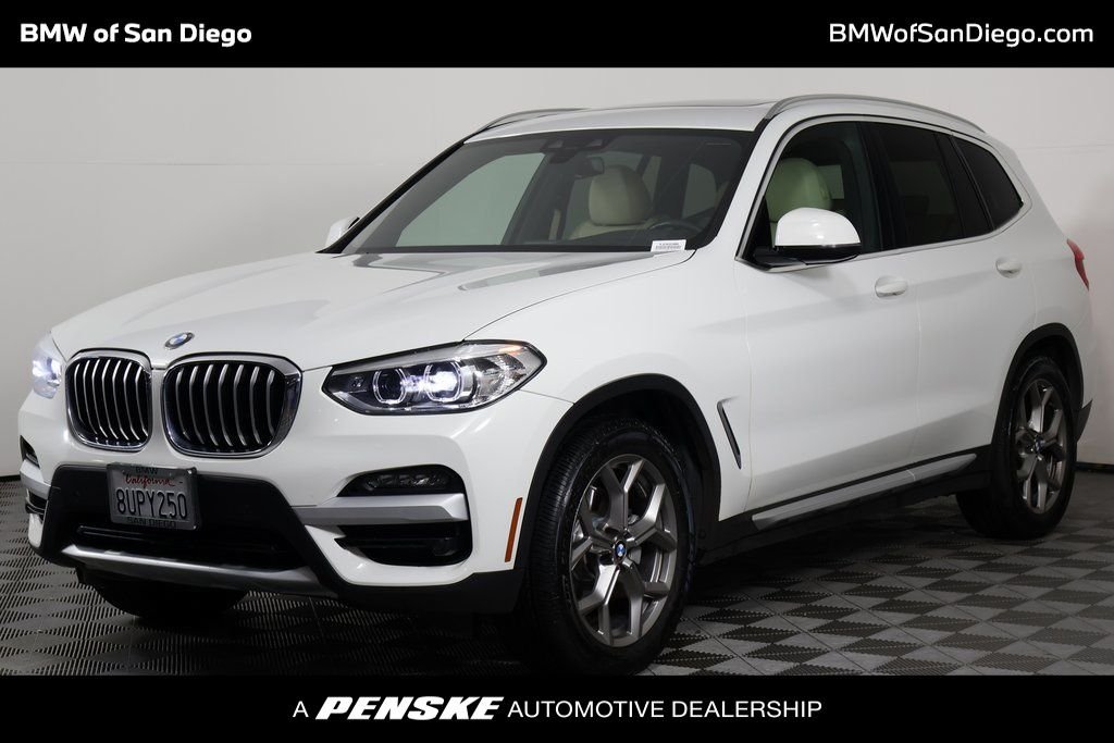 Used 2021 Alpine White BMW xDrive30i image 1
