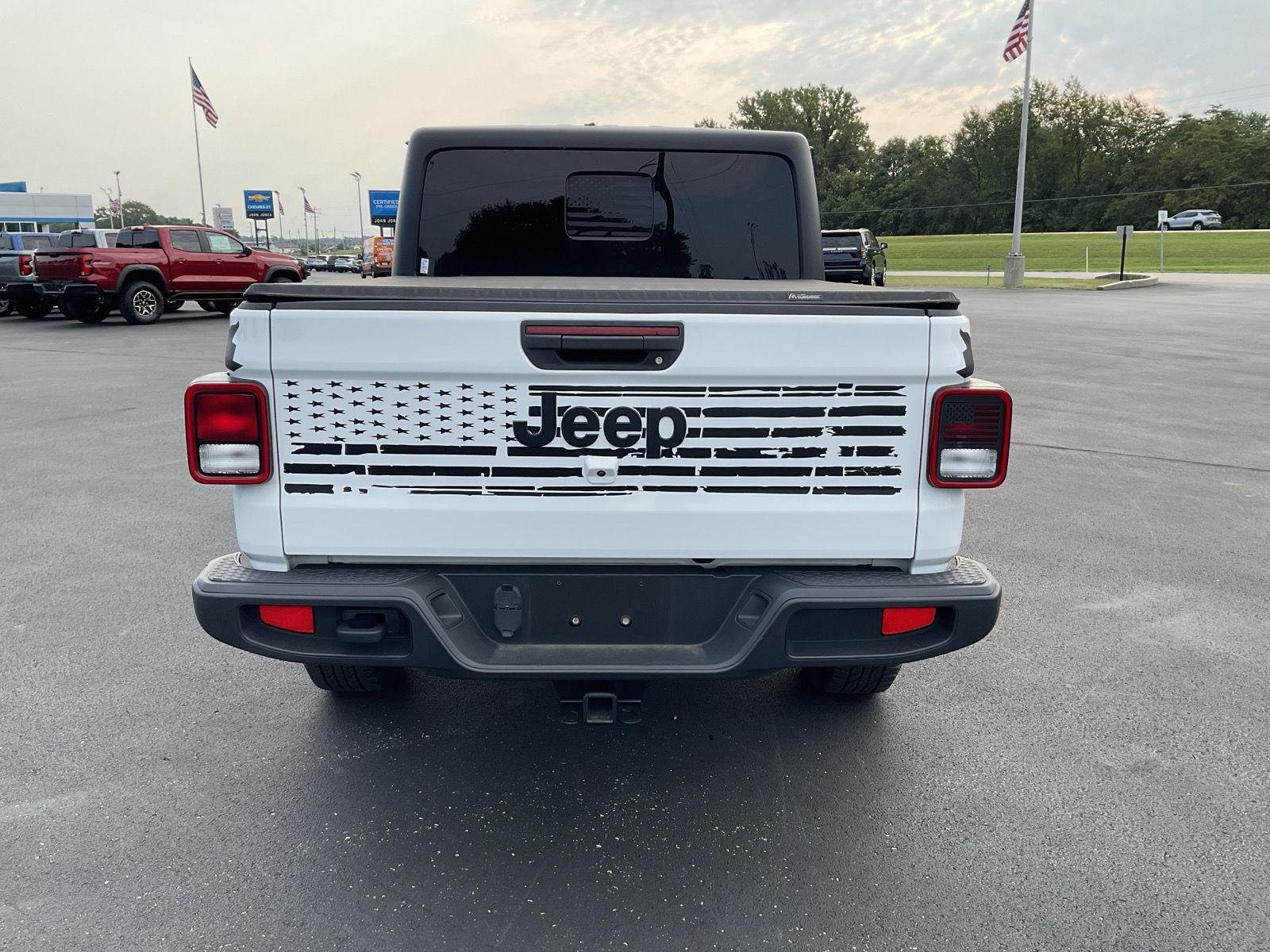 Used 2022 Bright White Clearcoat Jeep Willys image 7