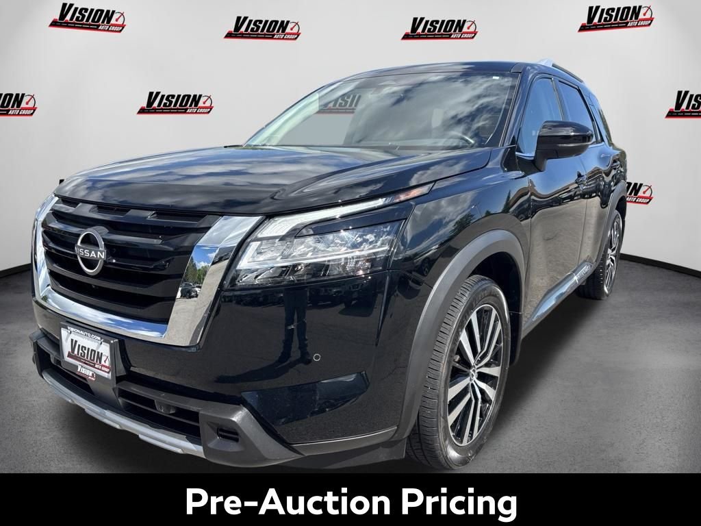 Certified Used 2024 Black Nissan Platinum image 1