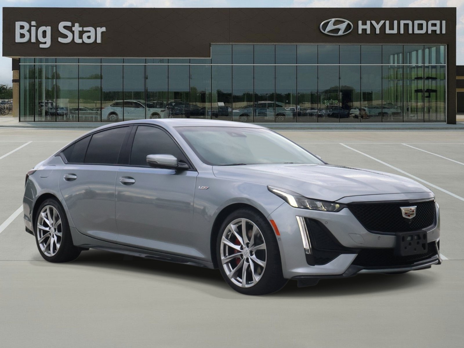 Used 2023 Argent Silver Metallic Cadillac V-Series image 6