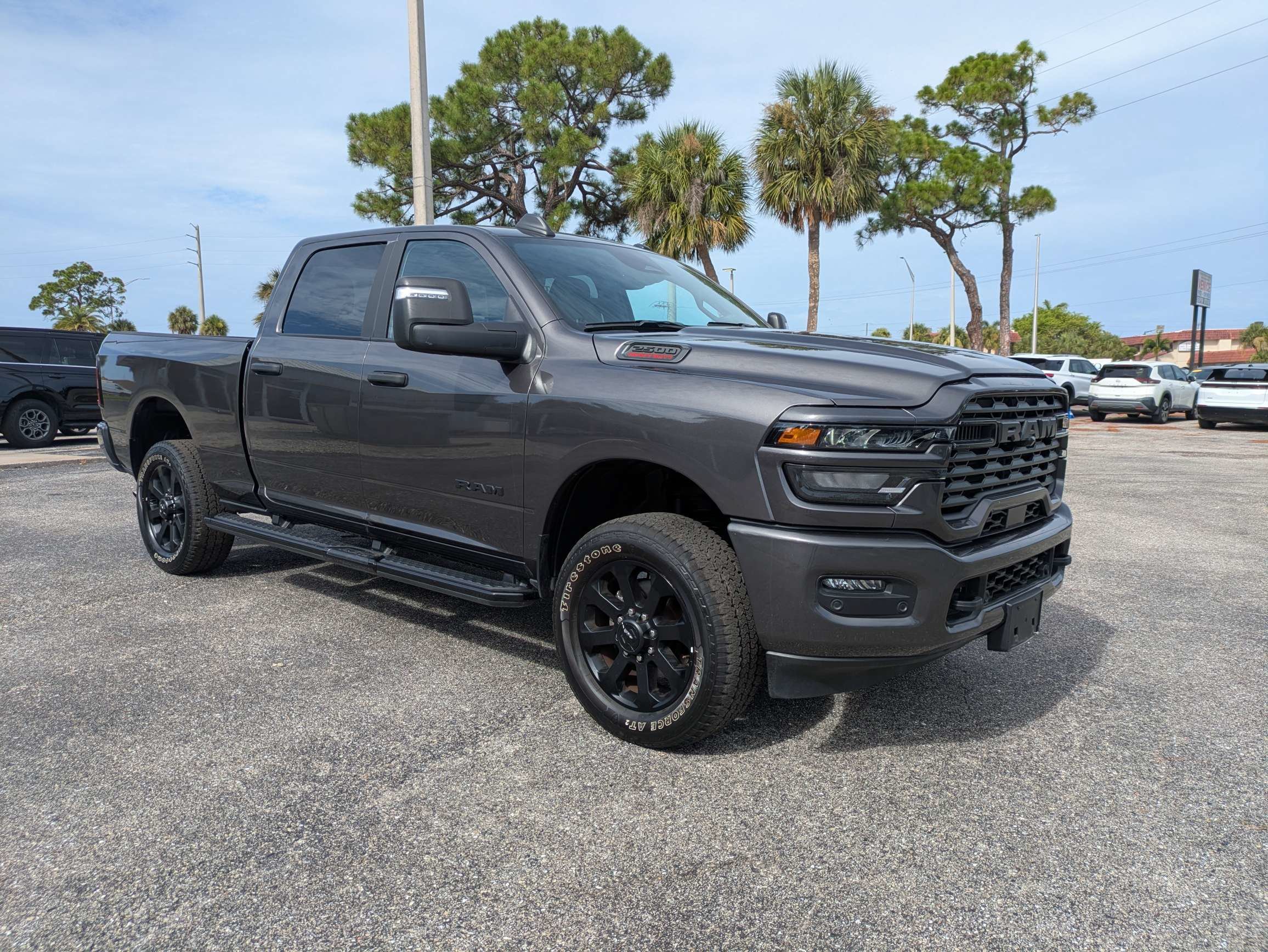 Used 2025 Granite Crystal Metallic Clearcoat Ram Big Horn image 2