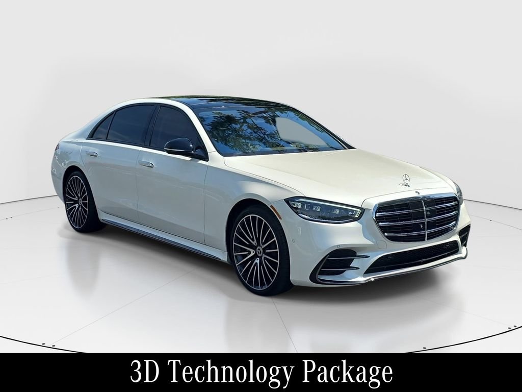 Certified Used 2023 White Mercedes-Benz S 580 image 3