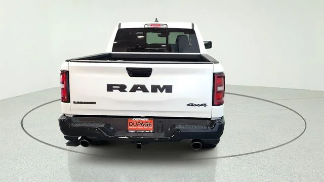 New 2026 Bright White Clear-Coat Exterior Paint RAM Laramie image 12