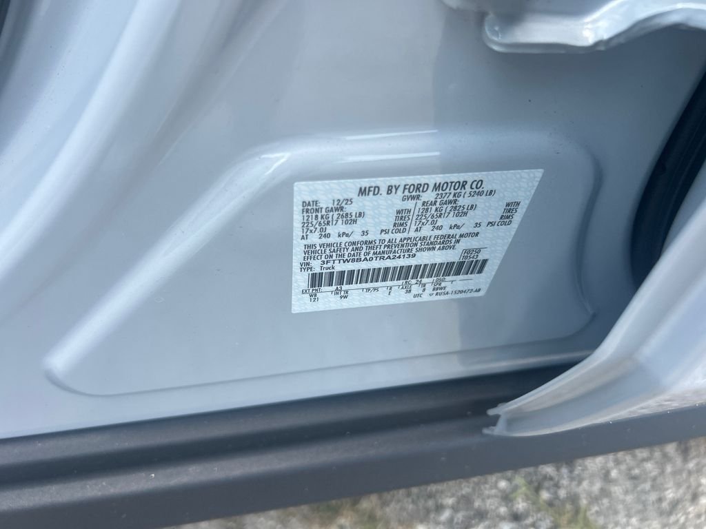 New 2026 Space White Metallic Ford XL image 29