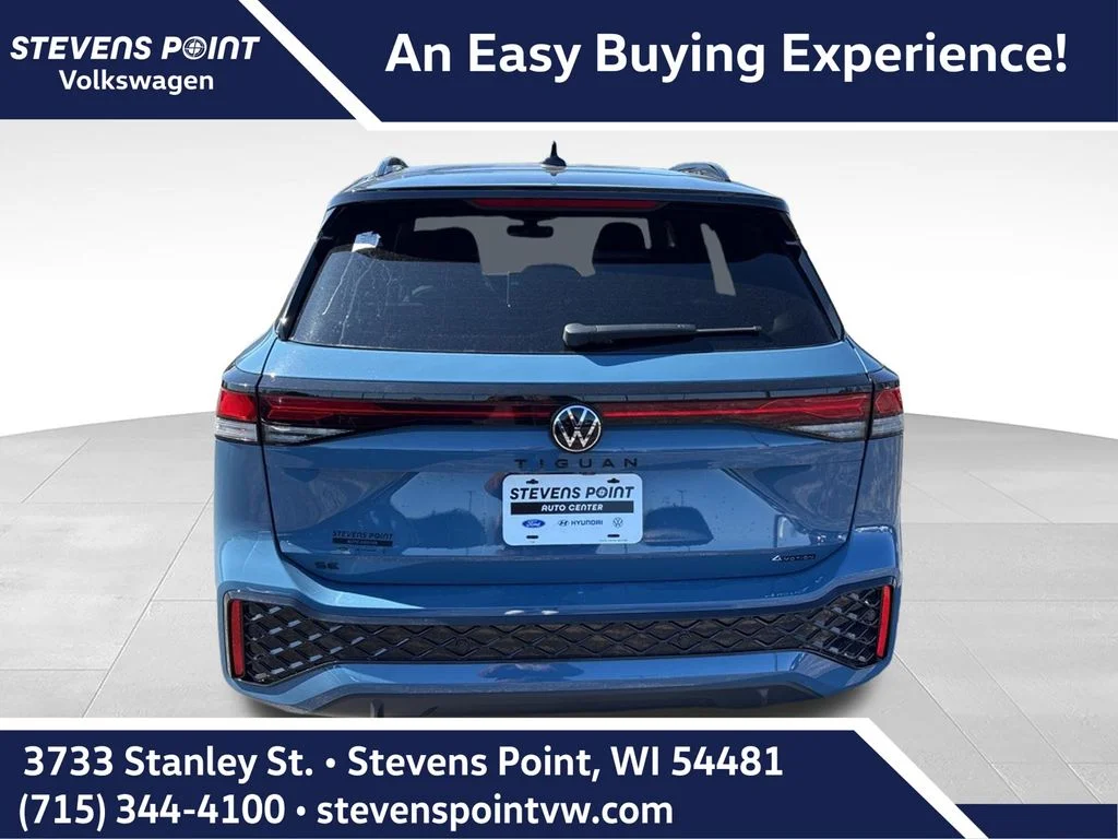 New 2026 Monterey Blue w/Deep Black Roof Volkswagen 2.0T SE R-Line Black image 4