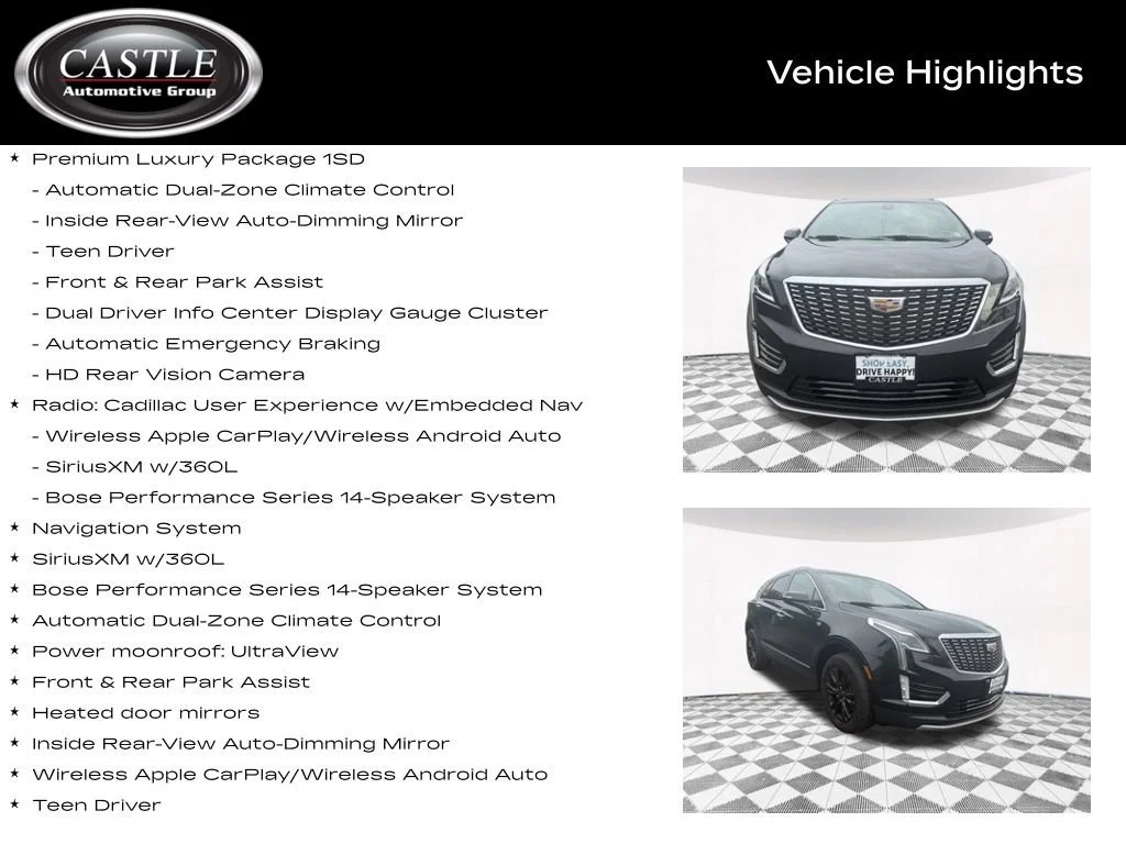 Used 2023 STELLAR BLACK METALLIC Cadillac AWD Premium Luxury image 4