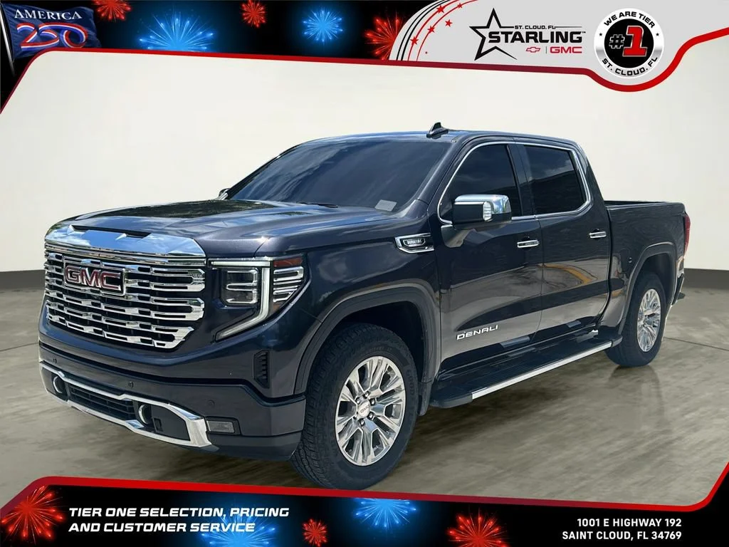 Certified Used 2023 Titanium Rush Metallic GMC Denali image 1