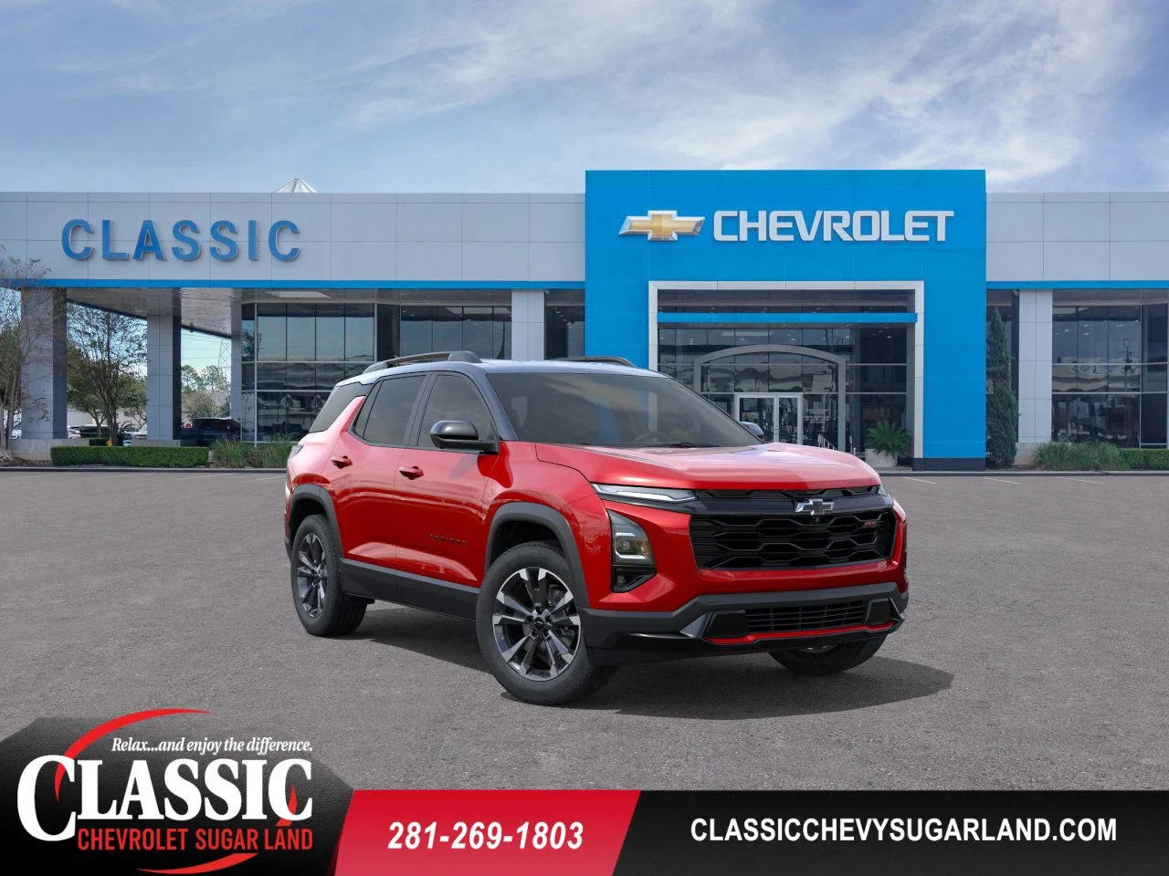 2026 Chevrolet Equinox RS Red at Classic Elite Chevrolet Sugar Land