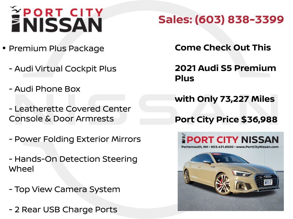 Used 2021 Quantum Gray Audi 3.0T Premium Plus w/s-sport + b&o 3d audio image 26
