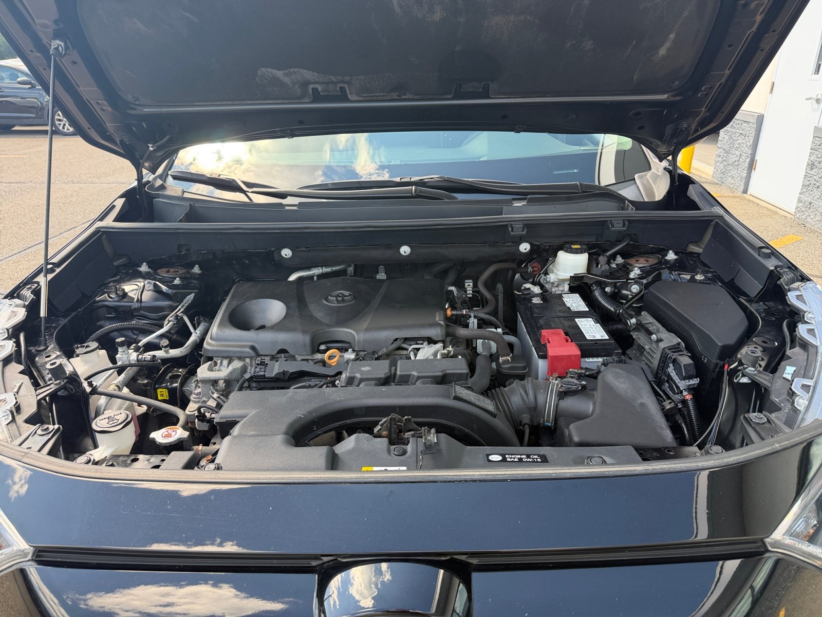 Used 2021 Midnight Black Metallic Toyota LE image 6