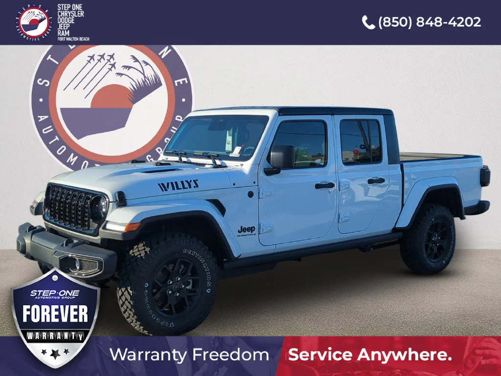 New 2026 Bright White Clear-Coat Exterior Paint Jeep Willys image 1